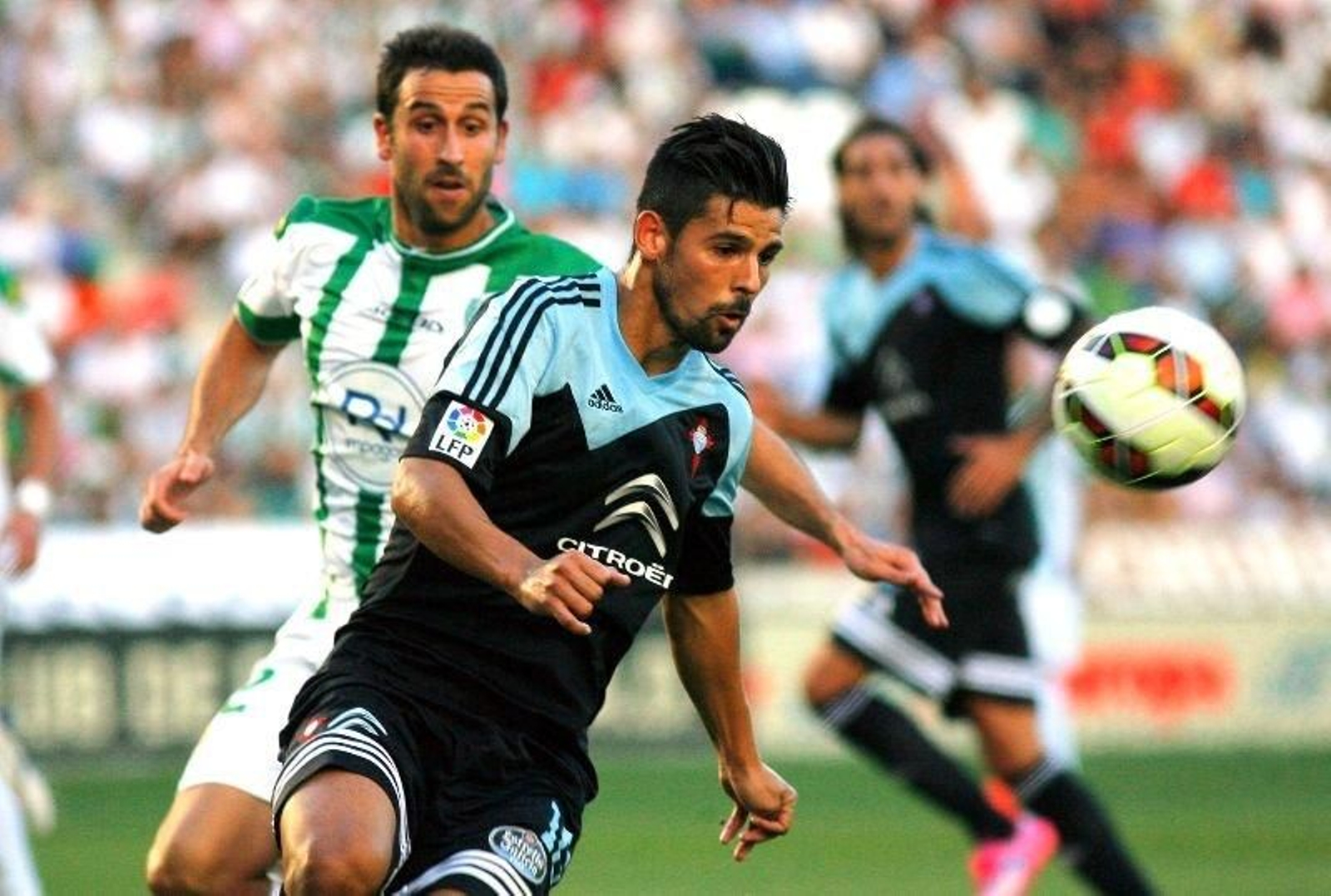 Manuel Agudo 'Nolito', durante el partido del sábado en El Arcángel de Córdoba.