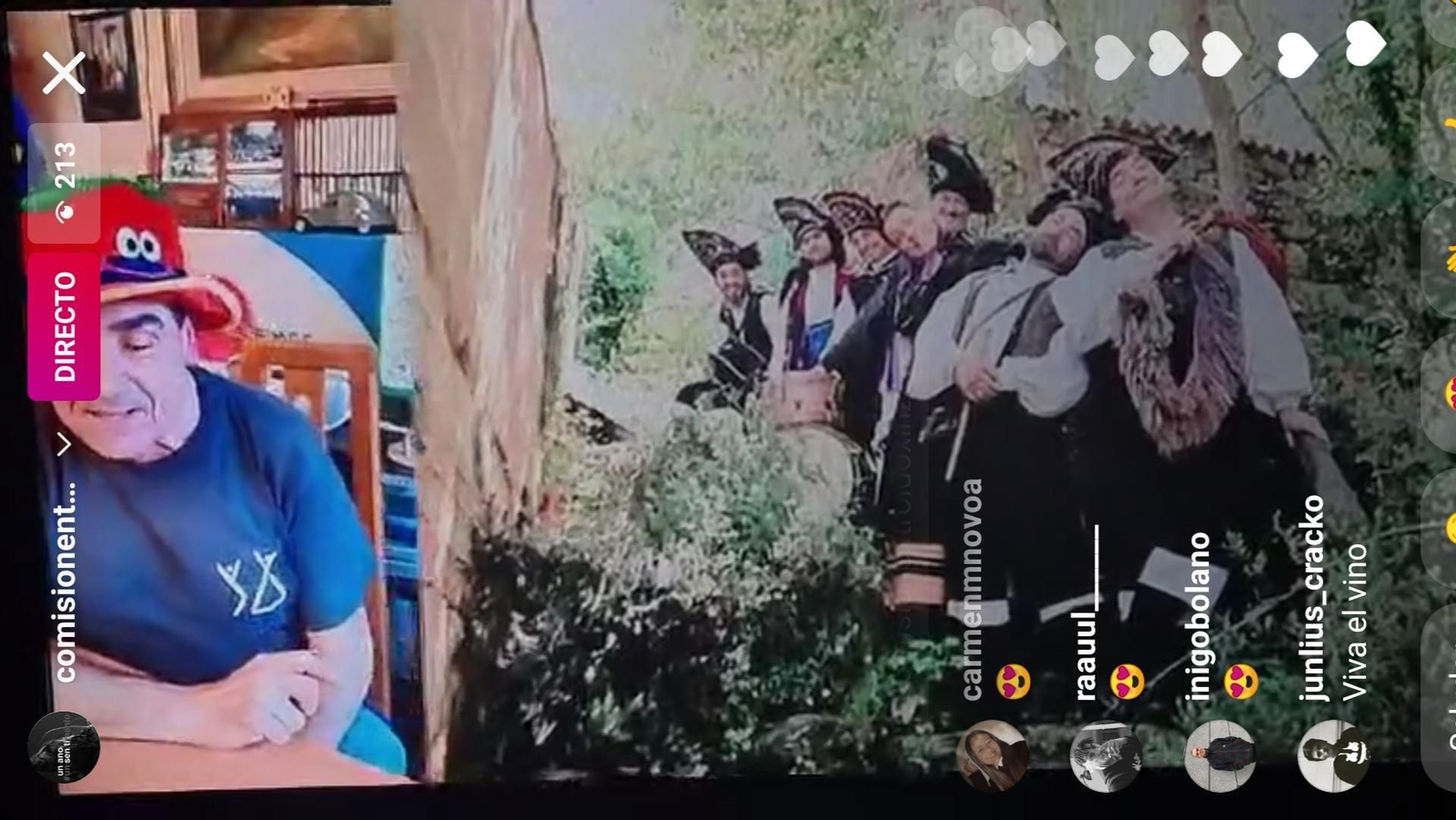 Celebración del Oleiro a través de Instagram.