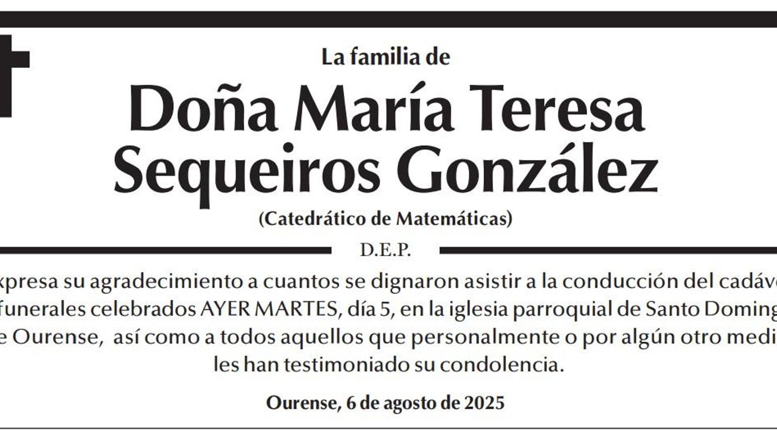 Las despedidas / La Región