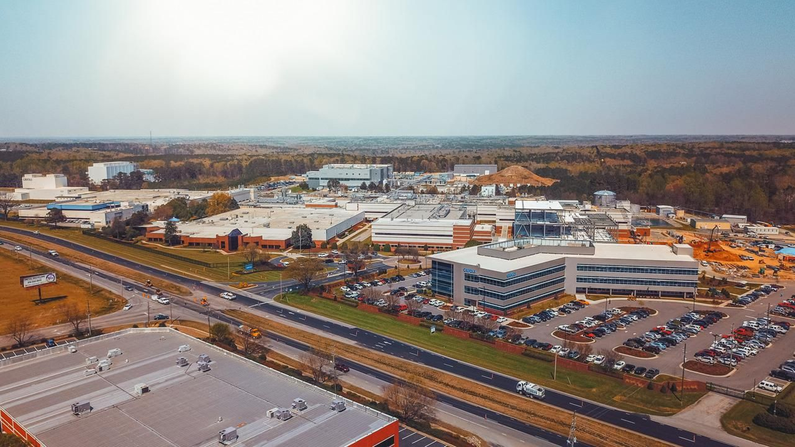 Fábrica de producción de plasma de Grifols en North Carolina (EEUU)