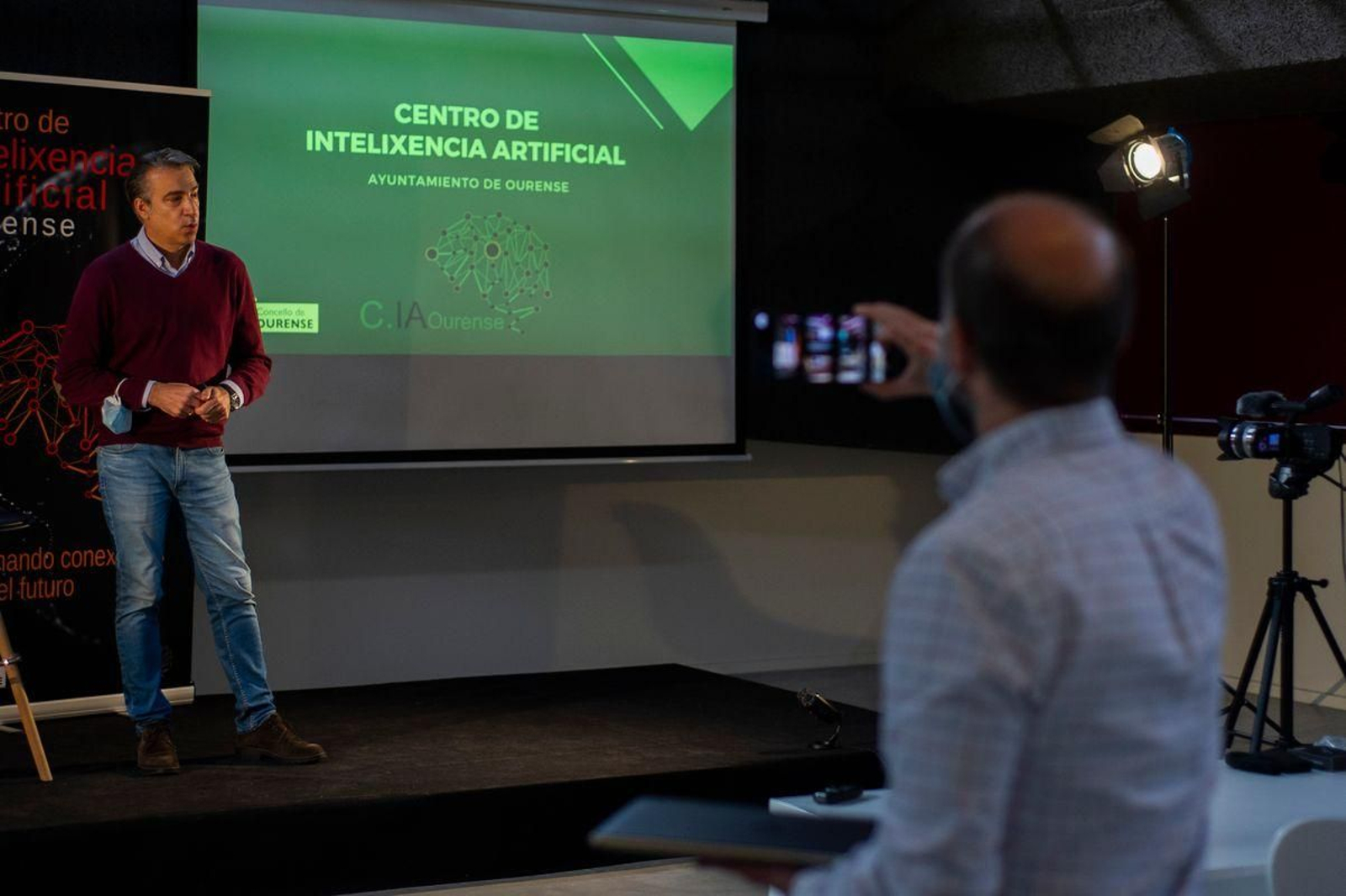 Inaguración centro de inteligencia artificial (archivo). //Fotos Martiño Pinal