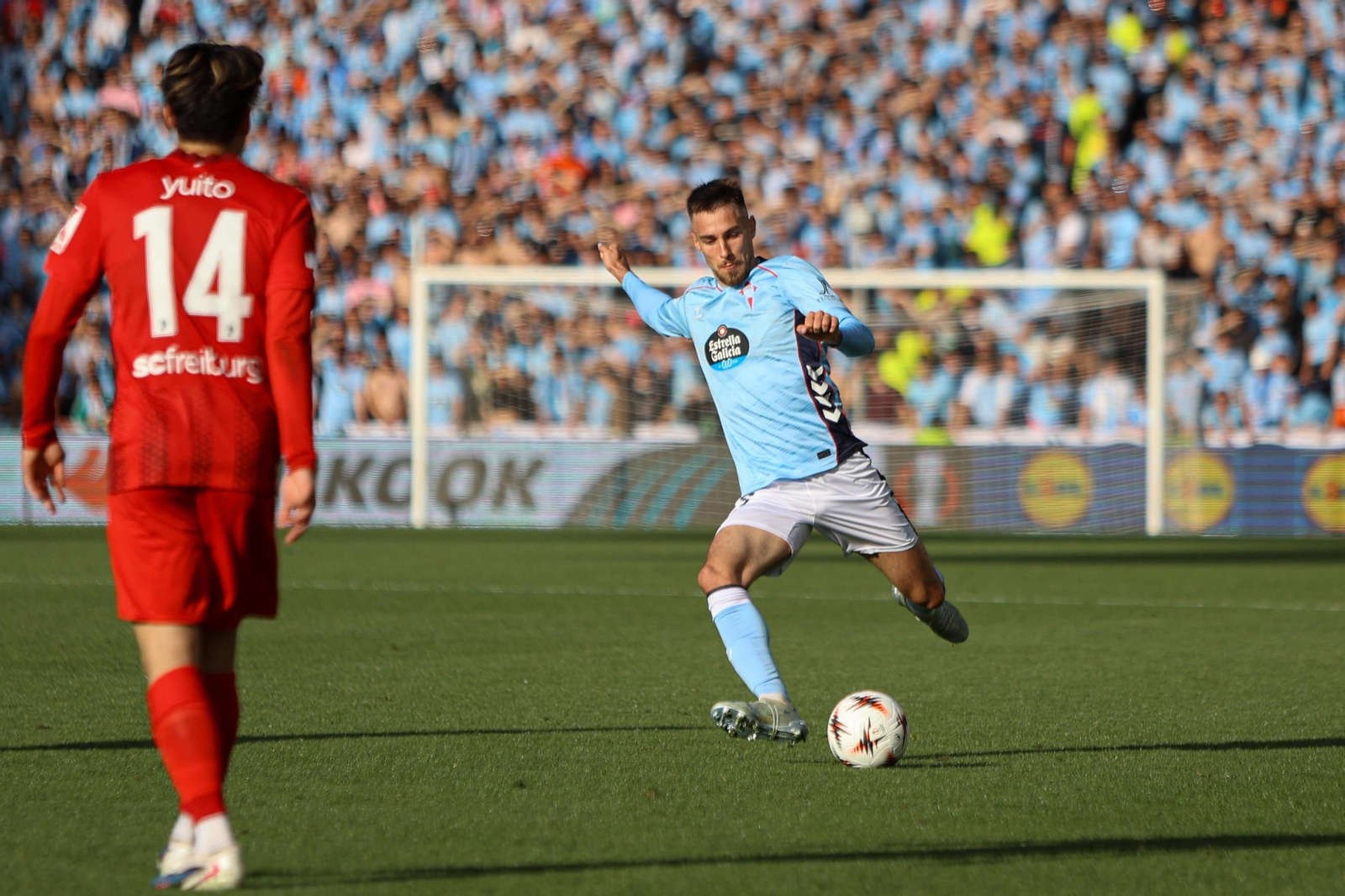 Galería | La goleada del Friburgo puso fin al sueño europeo del Celta