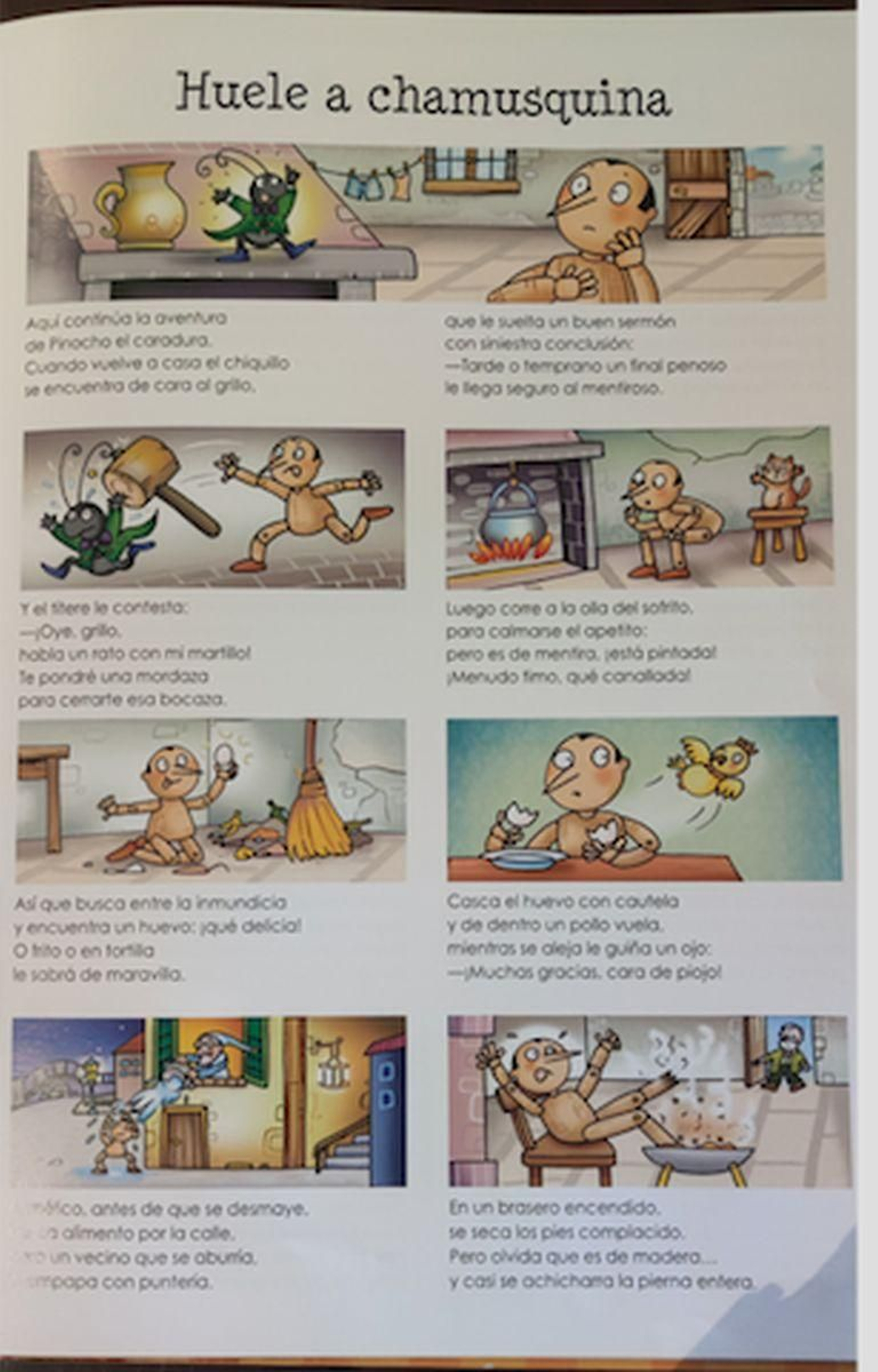A un italiano se le ocurrió poner en verso la historia del niño narigudo. 2020.