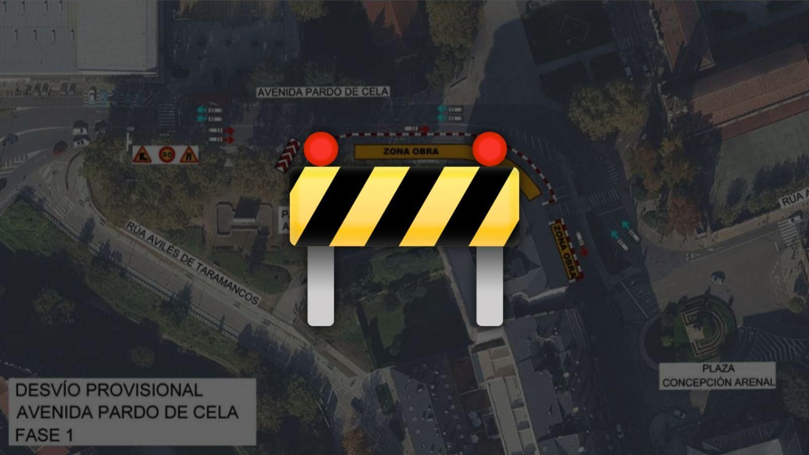 Cortes de tráfico en las senda do Barbaña