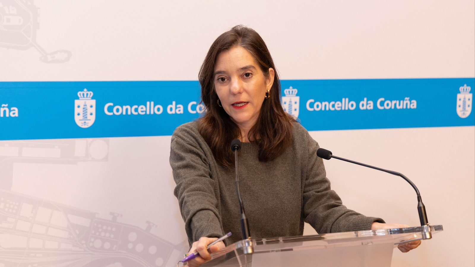 La alcaldesa de A Coruña, Inés Rey