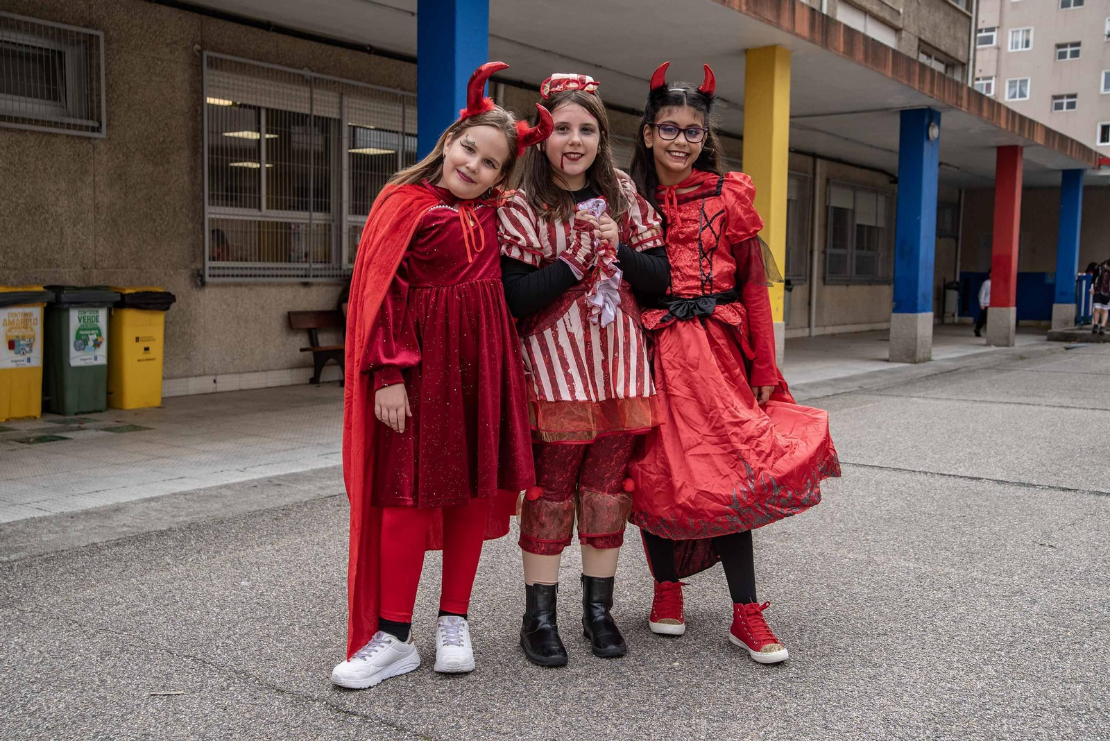 Galería | Samaín y magosto se juntan en la celebración festiva del CEIP Pintor Laxeiro de Vigo