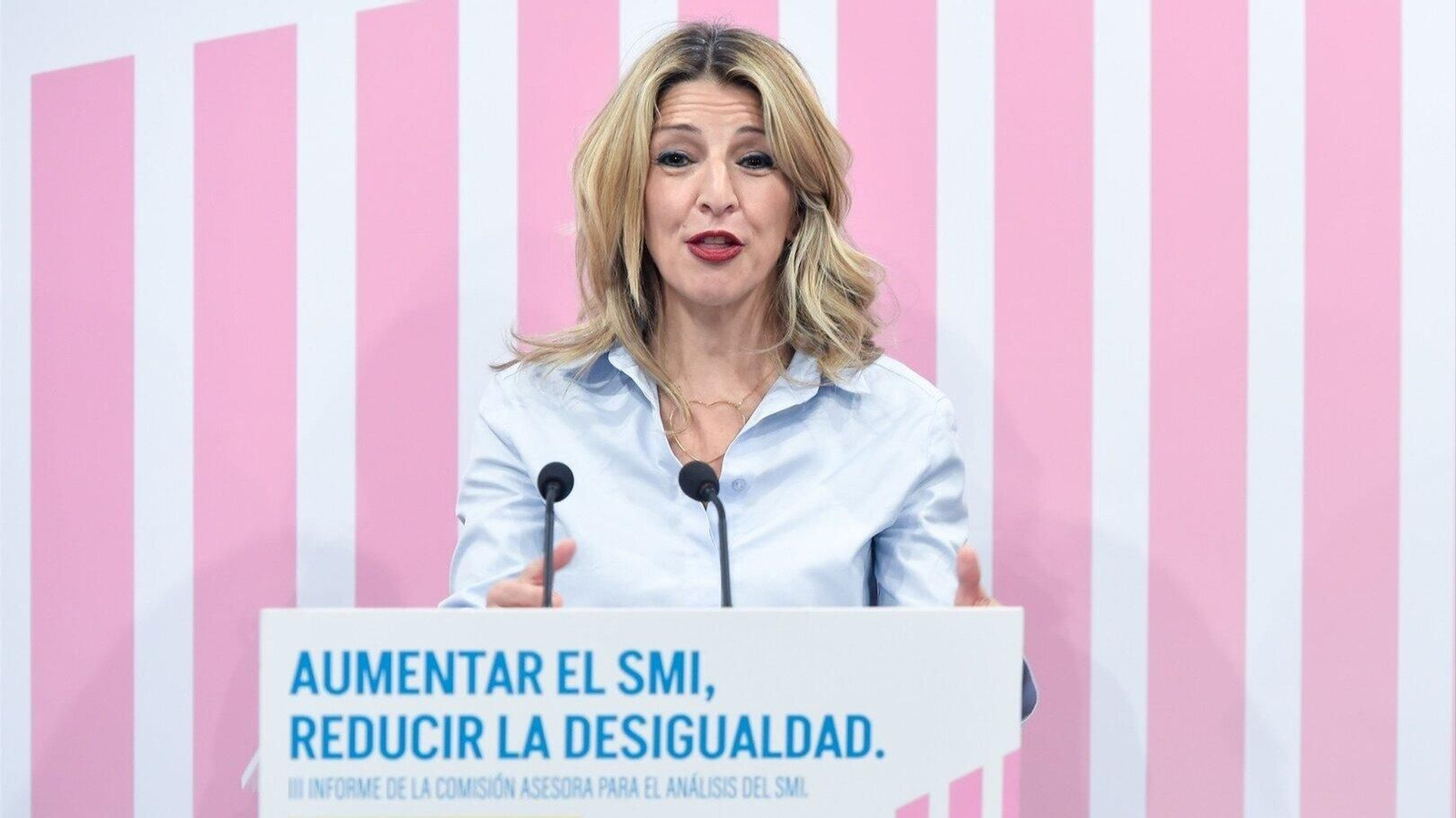 La vicepresidenta segunda del Gobierno y ministra de Trabajo y Economía Social, Yolanda Díaz (Foto: Europa Press)