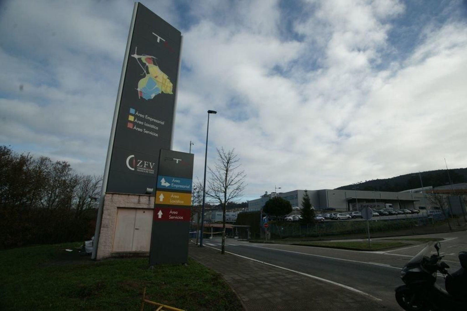 Entrada al Parque Tecnológico de Vigo.