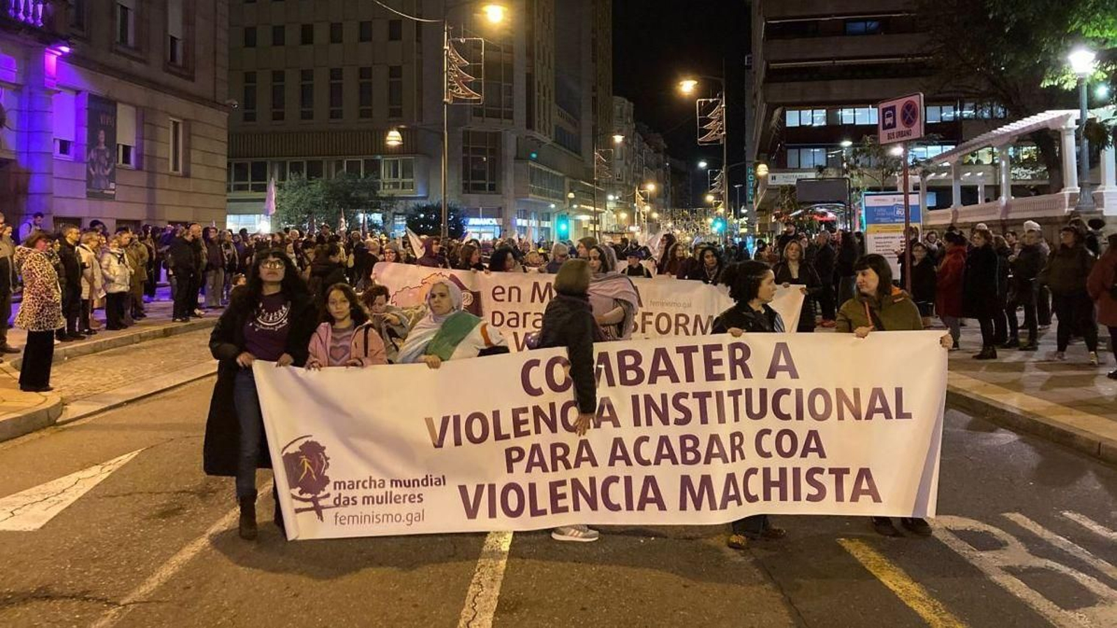 Manifestación 25N en Ourense