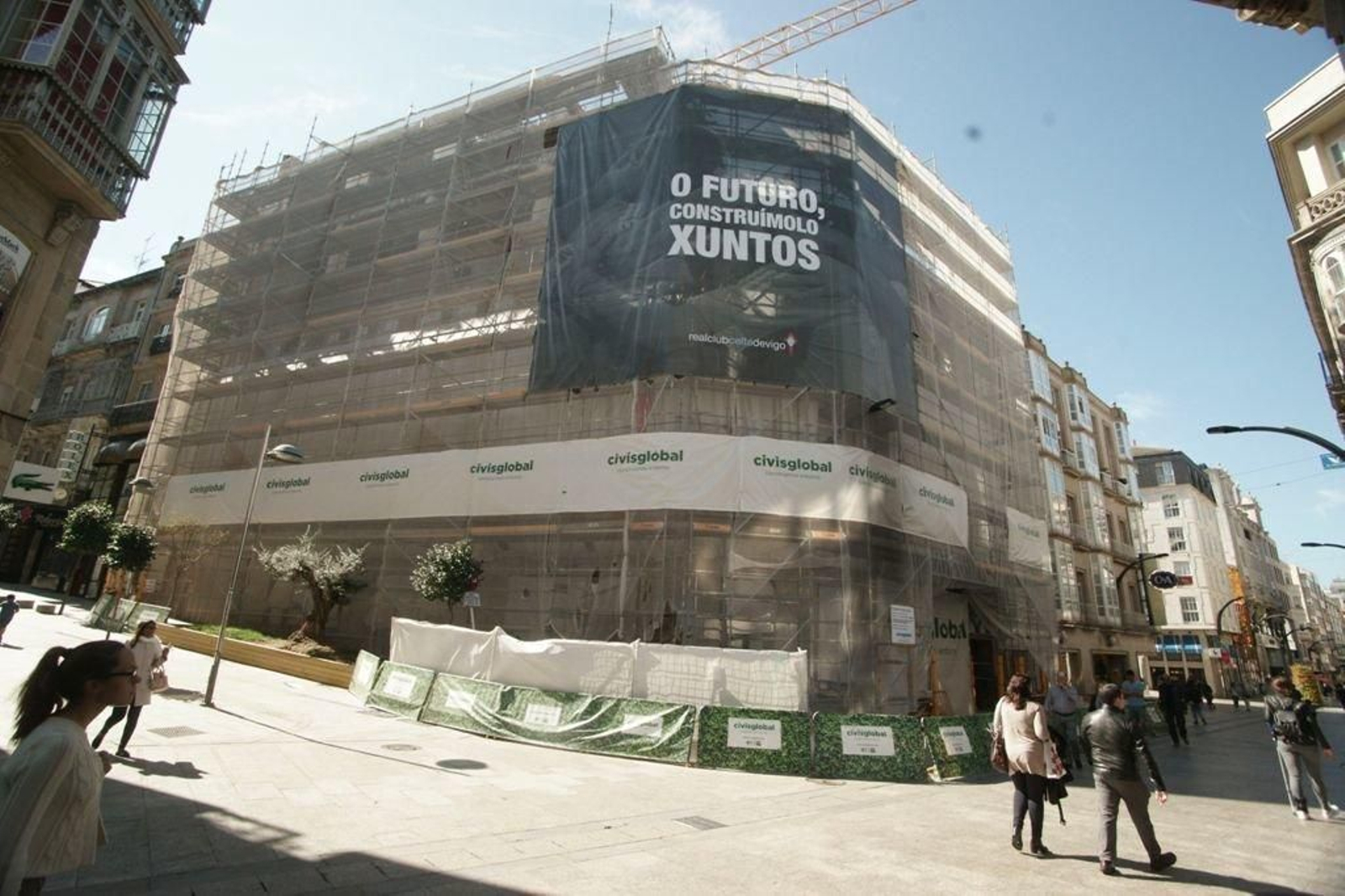 La sede del Mercantil, que reforma Alfonso Penela para el Real Club Celta.