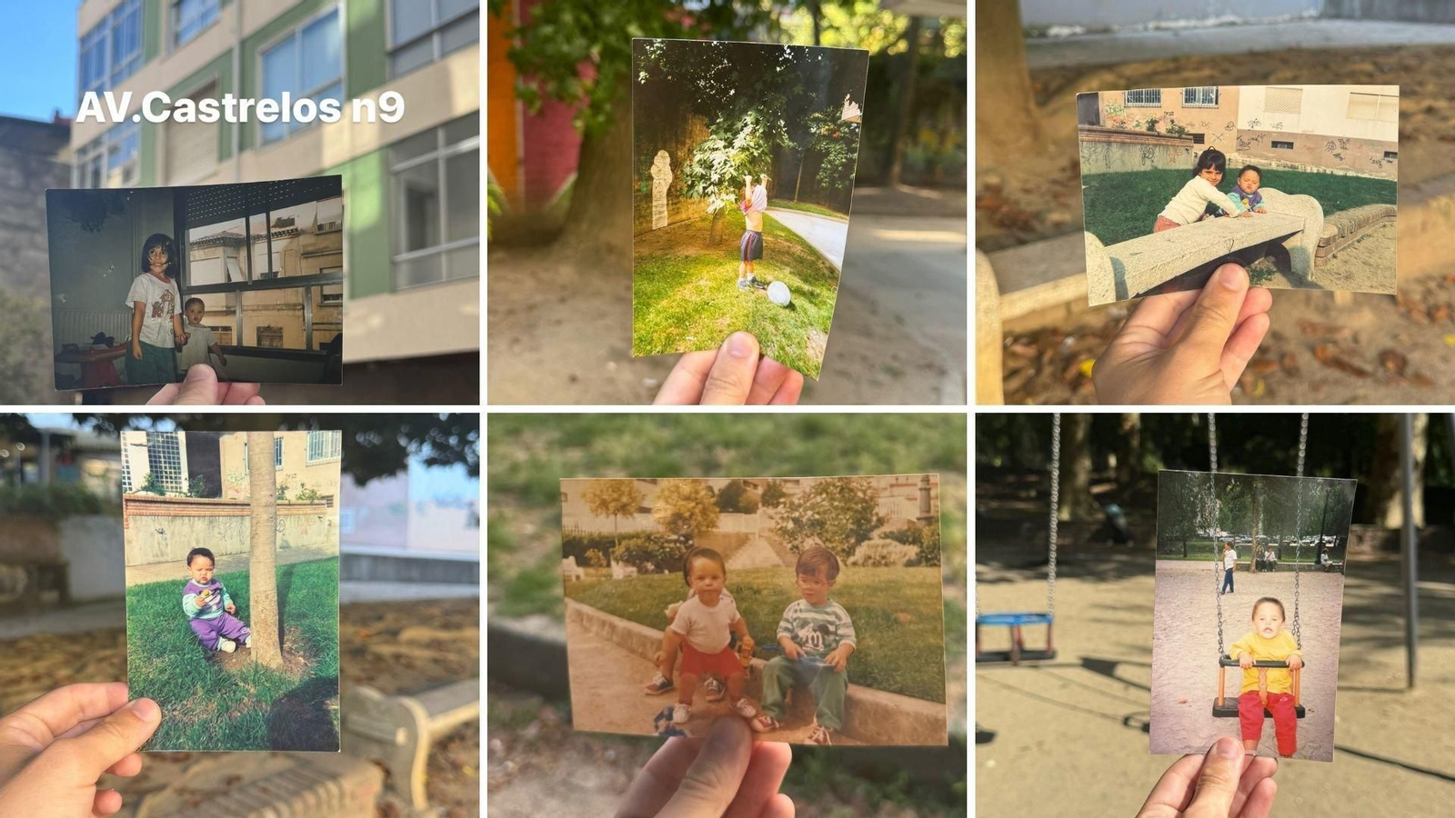 El recorrido por la infancia de Sen Senra. // Instagram (@sensenra)