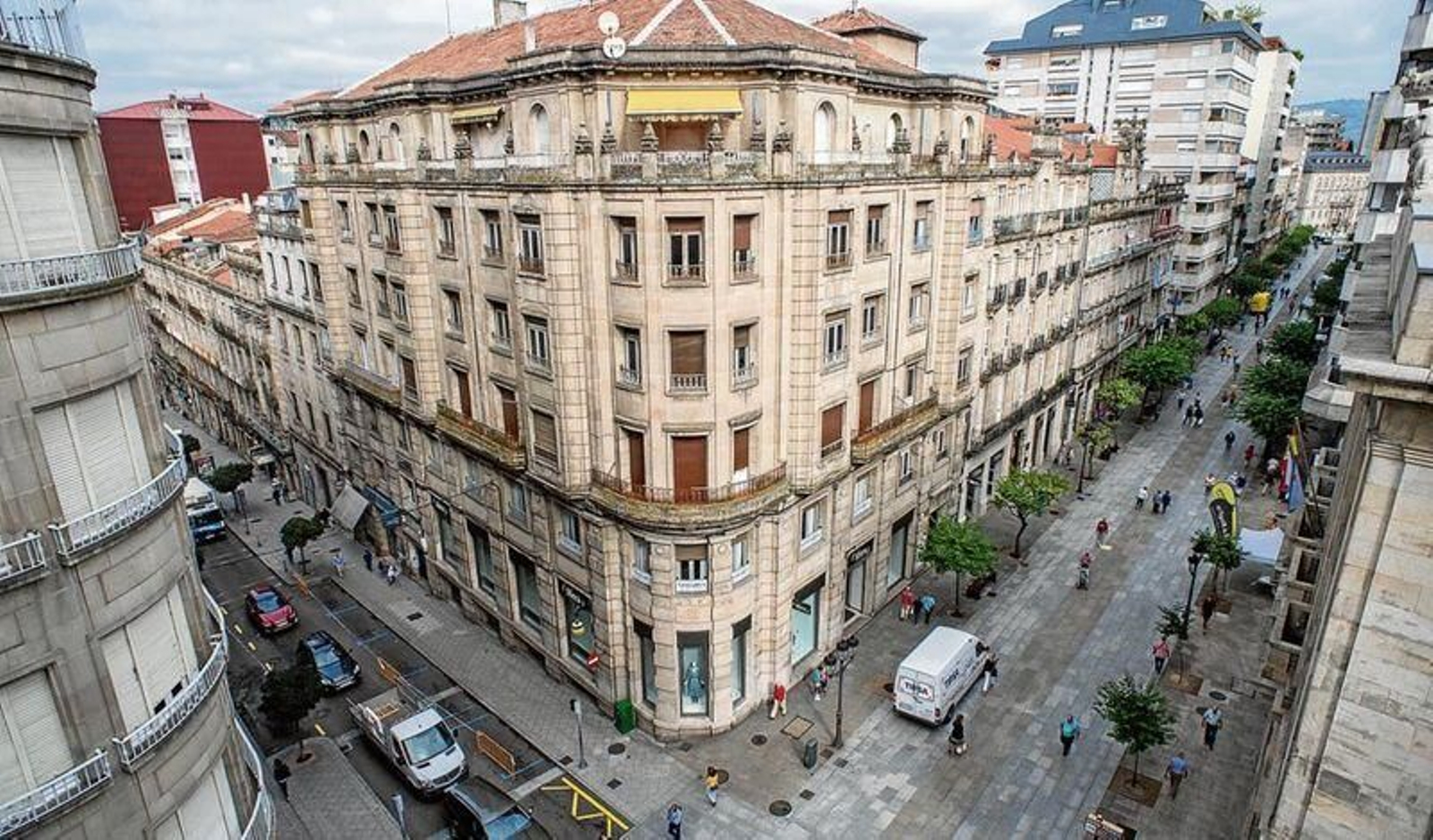 Vista de la calle del Paseo, en la confluencia con Concordia. (Foto: Óscar Pinal)