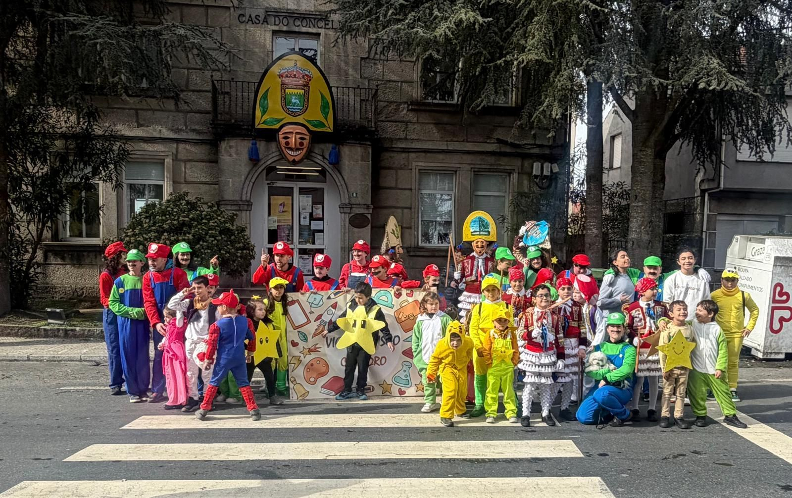 O Entroido no colexio Vicente Risco de Cualedro