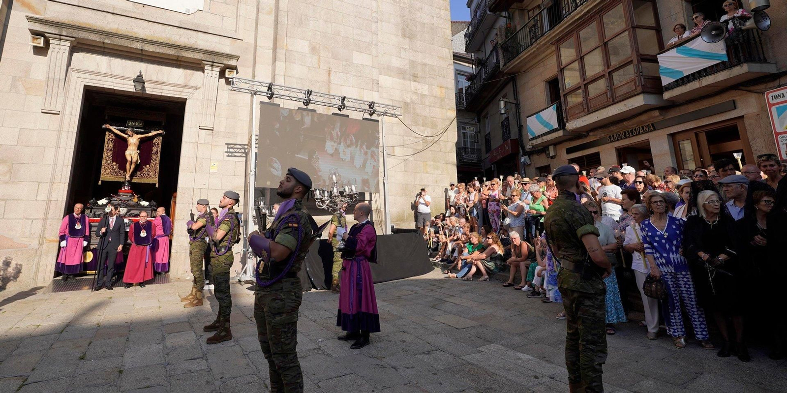 Procesión del Cristo de la Victoria de Vigo.