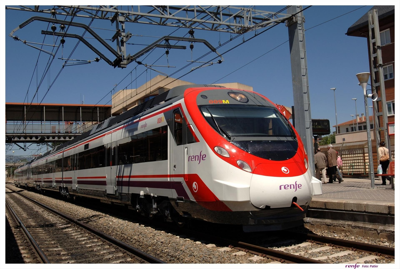Un tren de cercanías en Madrid.