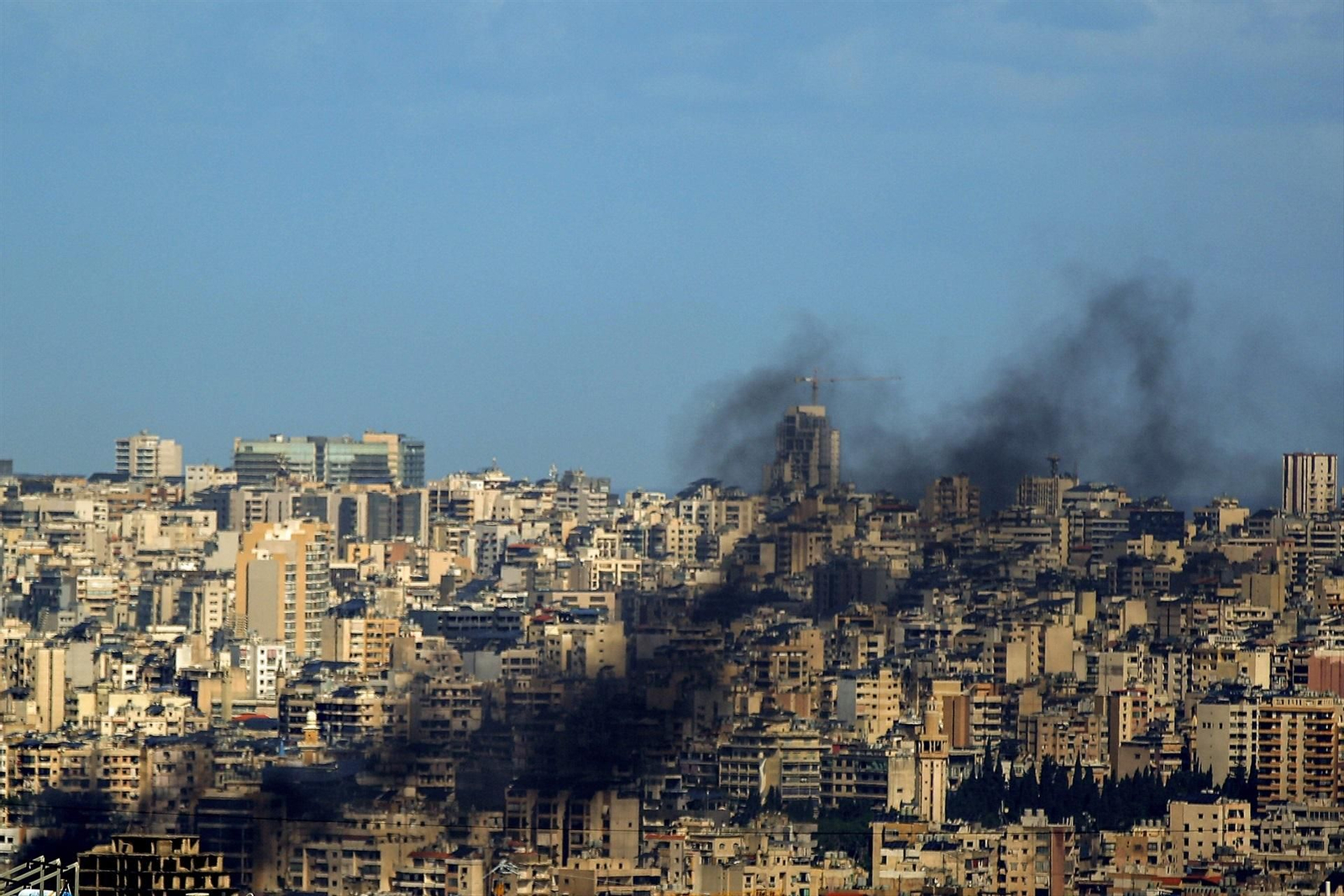 Beirut tras los ataques de Israel
