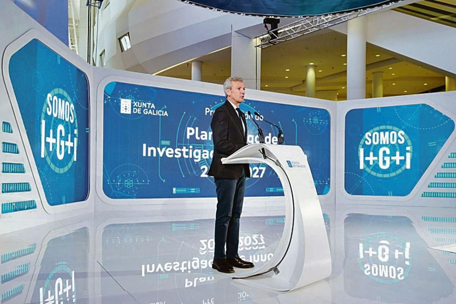 El presidente de la Xunta, Alfonso Rueda.