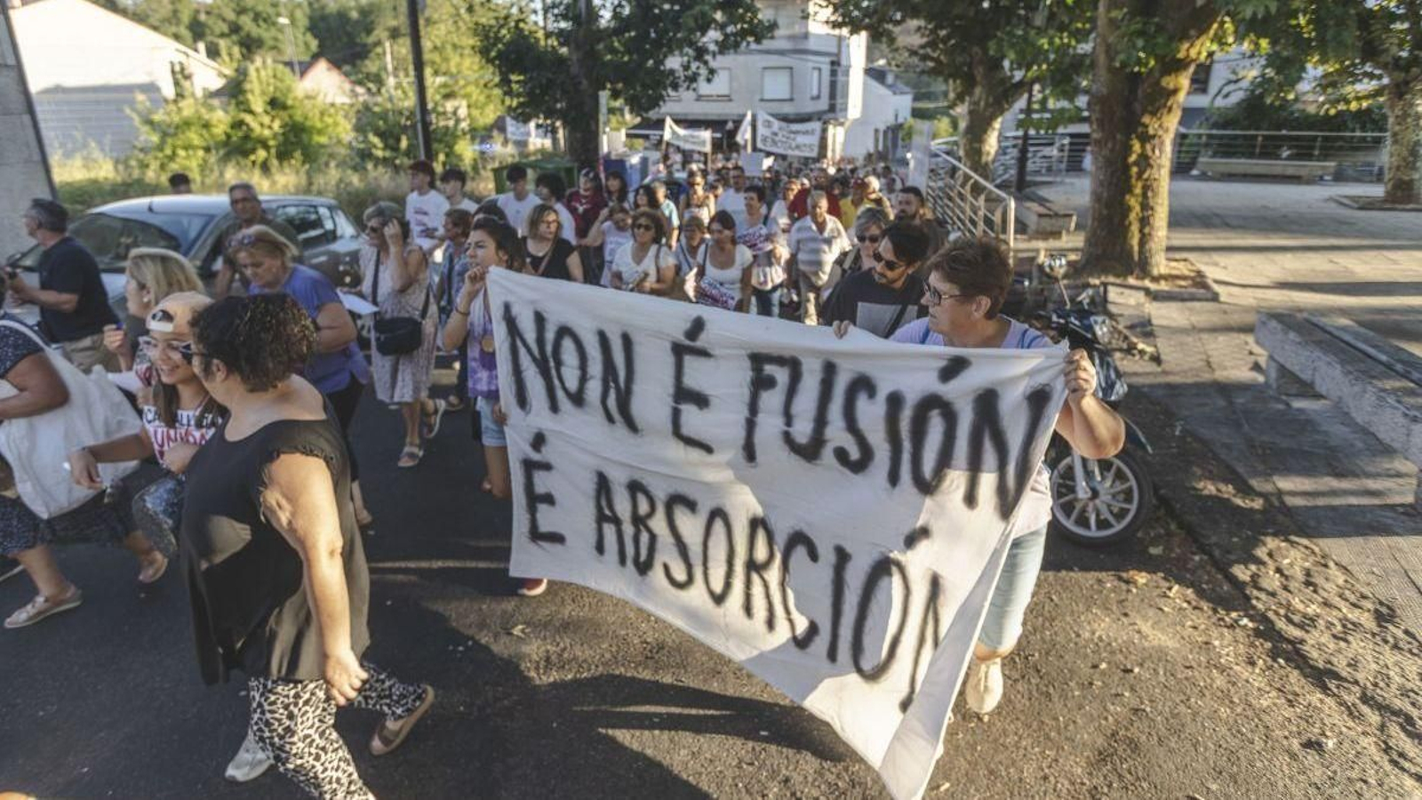 Un momento de la manifestación del pasado julio.