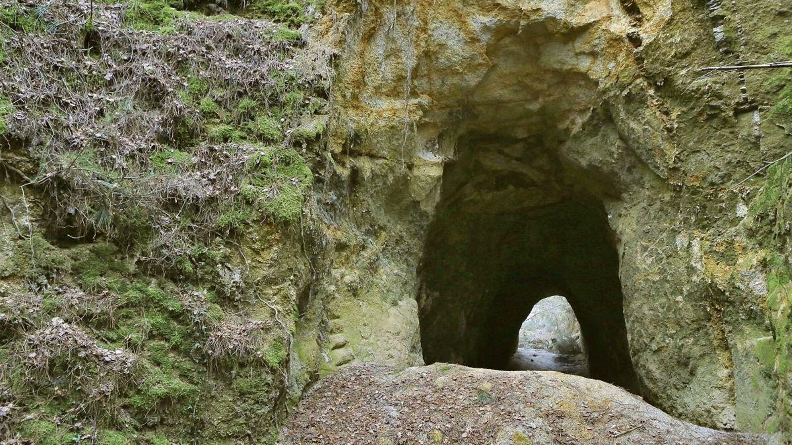 Aspecto que ofrecen al visitante las Minas de Baldrei.