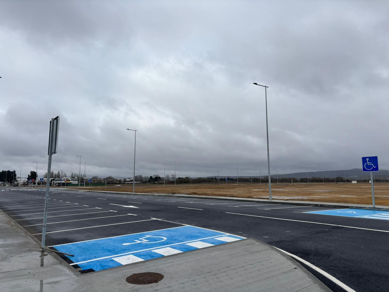 El nuevo suelo disponible en el parque empresarial de Xinzo de Limia.