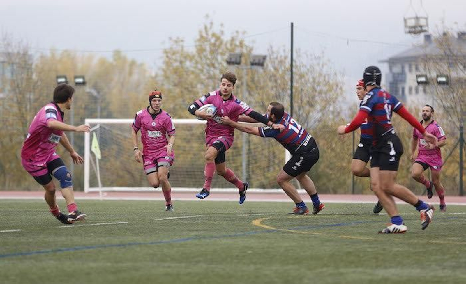 Marston, durante su anterior etapa defendiendo la camiseta del Campus Ourense.
