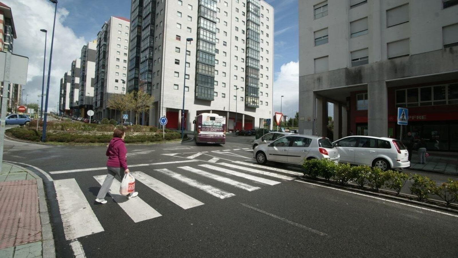 Viviendas en el polígono de Navia, donde hay mayor concentración.