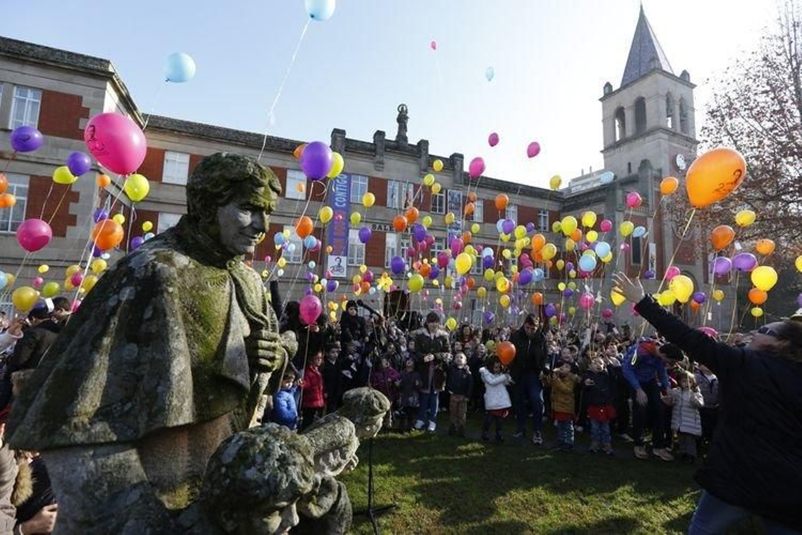 Ourense. 14-01-15. Local. Celebración do 200 aniversario de Don Bosco en Salesianos.
Foto: Xesús Fariñas