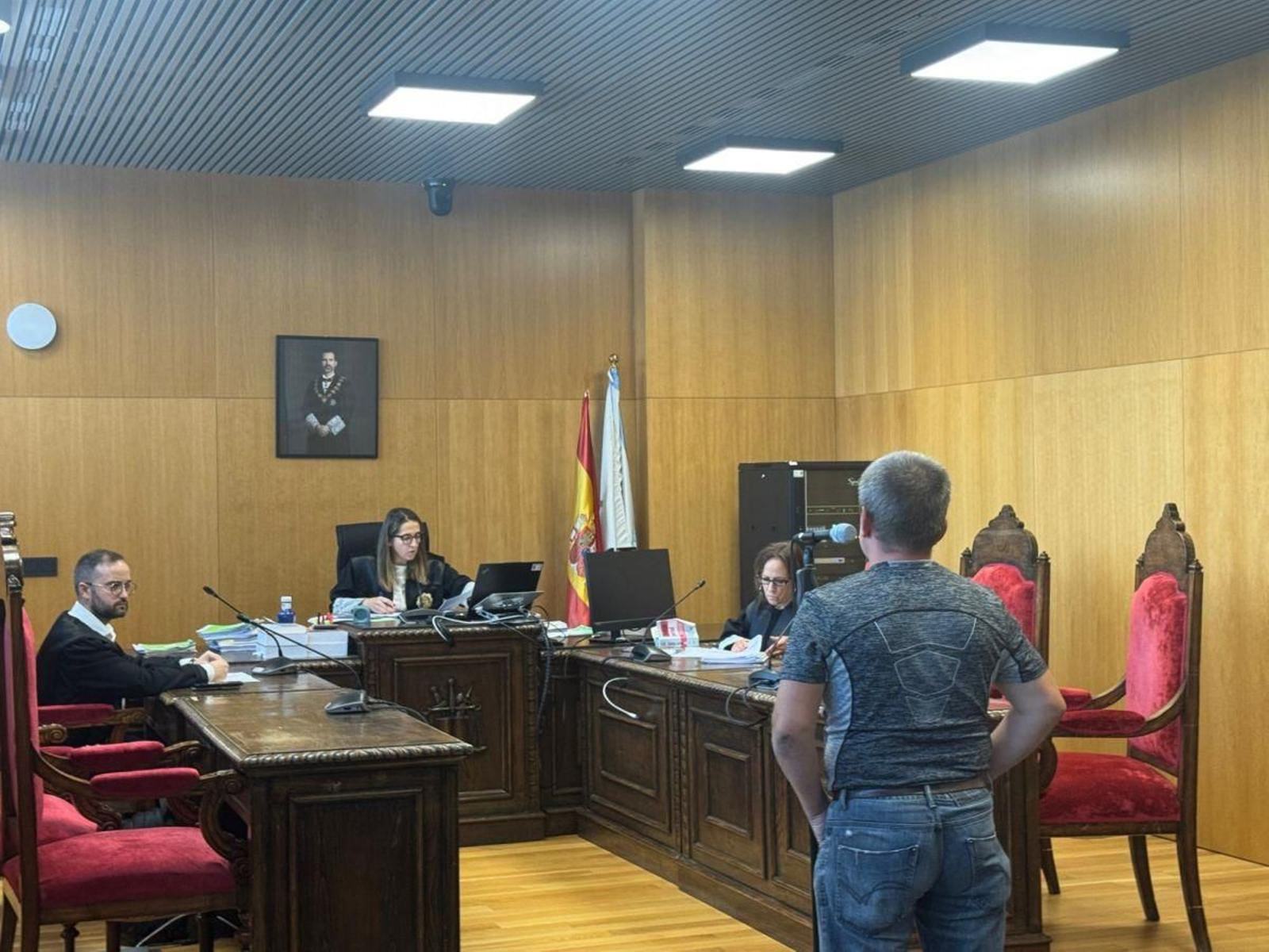 José Ernesto G.C. admite los hechos ante la magistrada de la Plaza 1 de la Sección Penal.