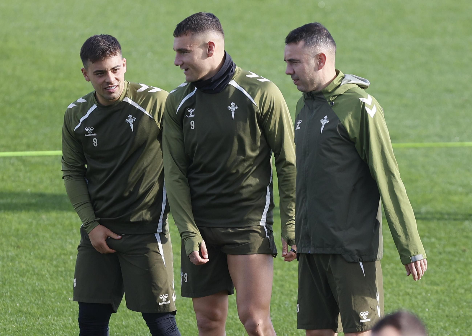 Galería | El Celta entrena en Afouteza antes del partido contra el Barcelona