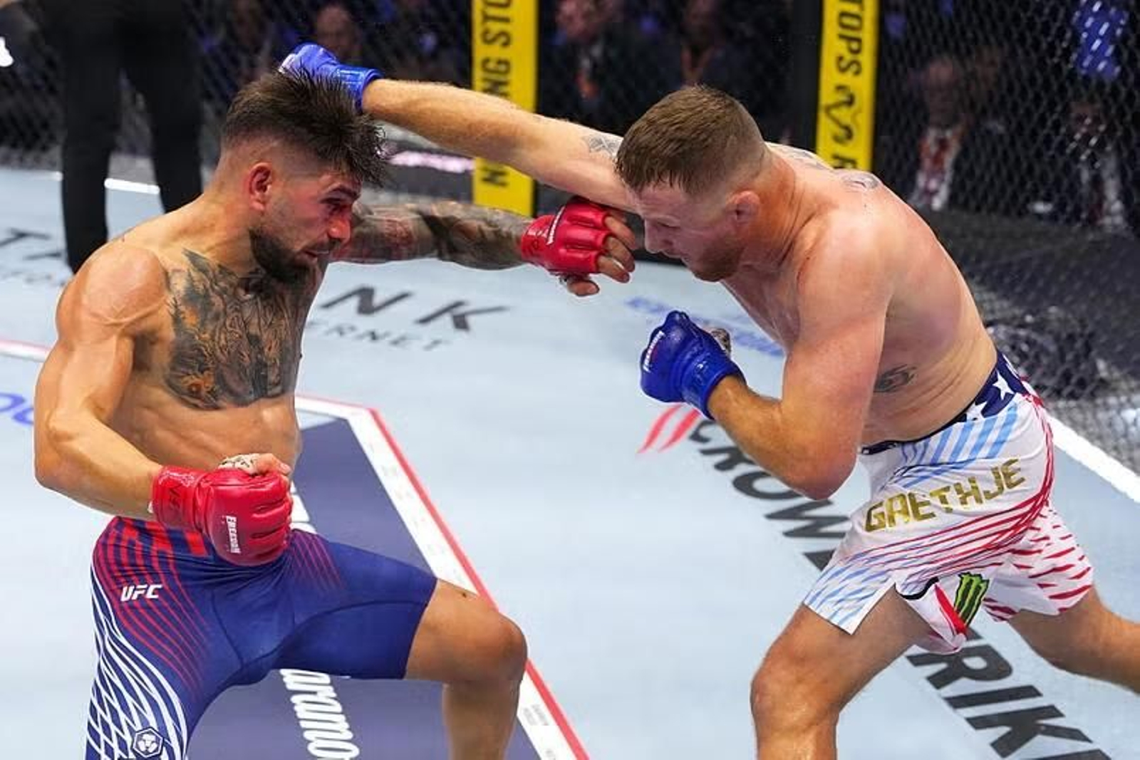Galería | Así fue la pelea de Ilia Topuria frente a Justin Gaethje, en fotos