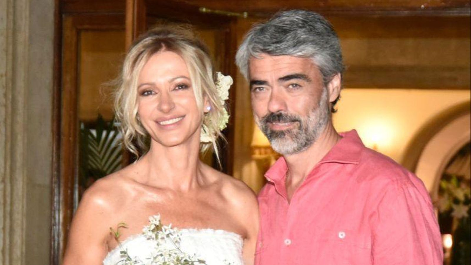 Susanna Griso y Luis Enríquez tras casarse.