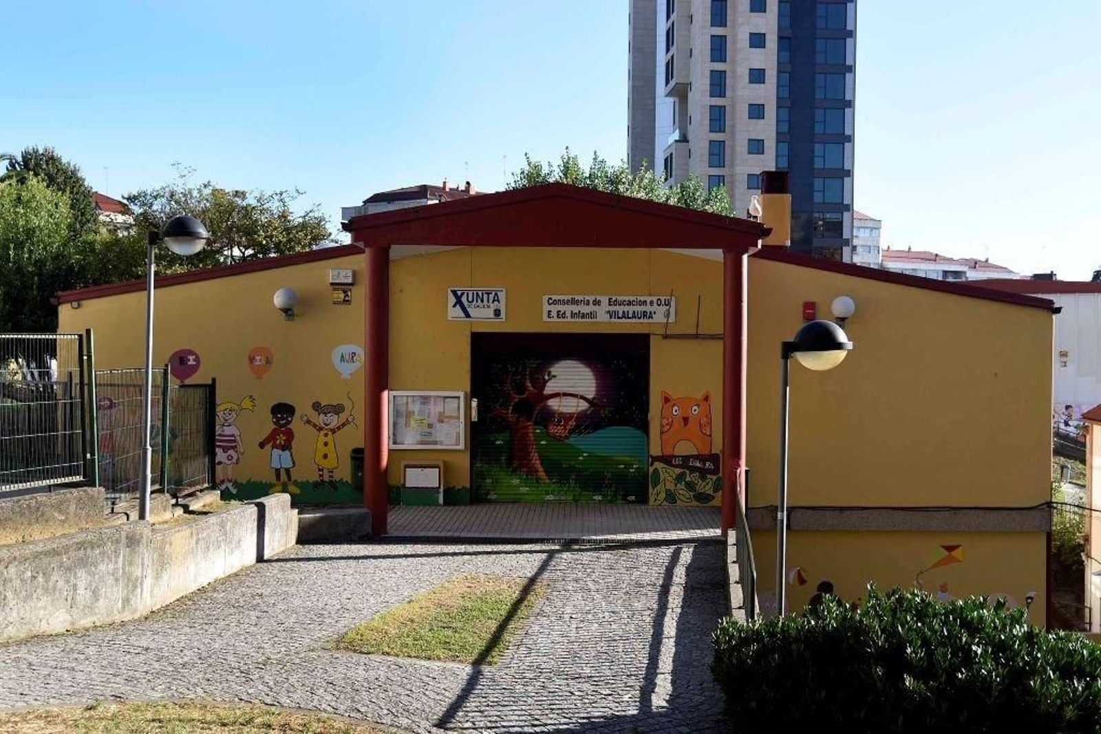 El centro de educación infantil Villa Laura era de los pocos que ofertaban aulas de gallego.