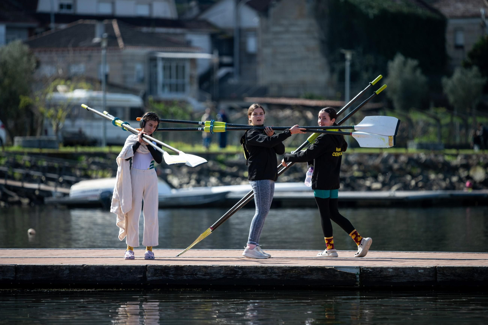 Galería | La Liga Gallega de Remo arranca la temporada en Castrelo de Miño