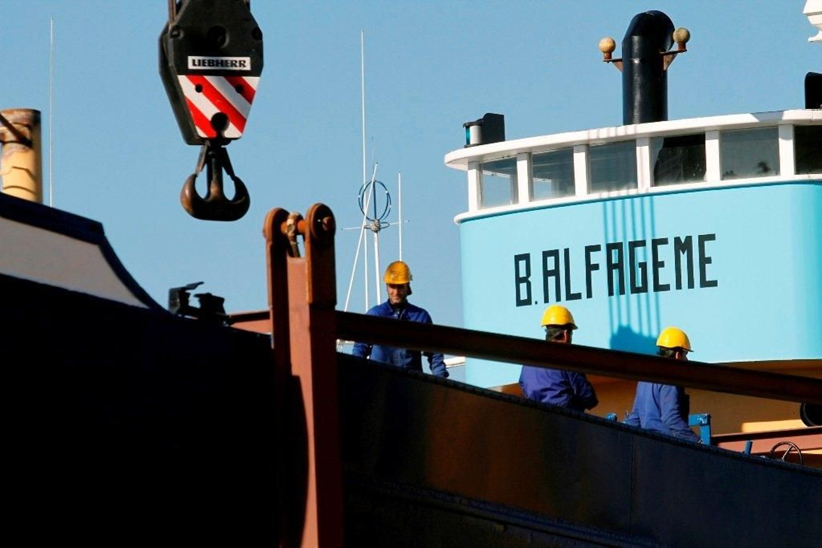 Traslado del barco Foto Lanfoco 11