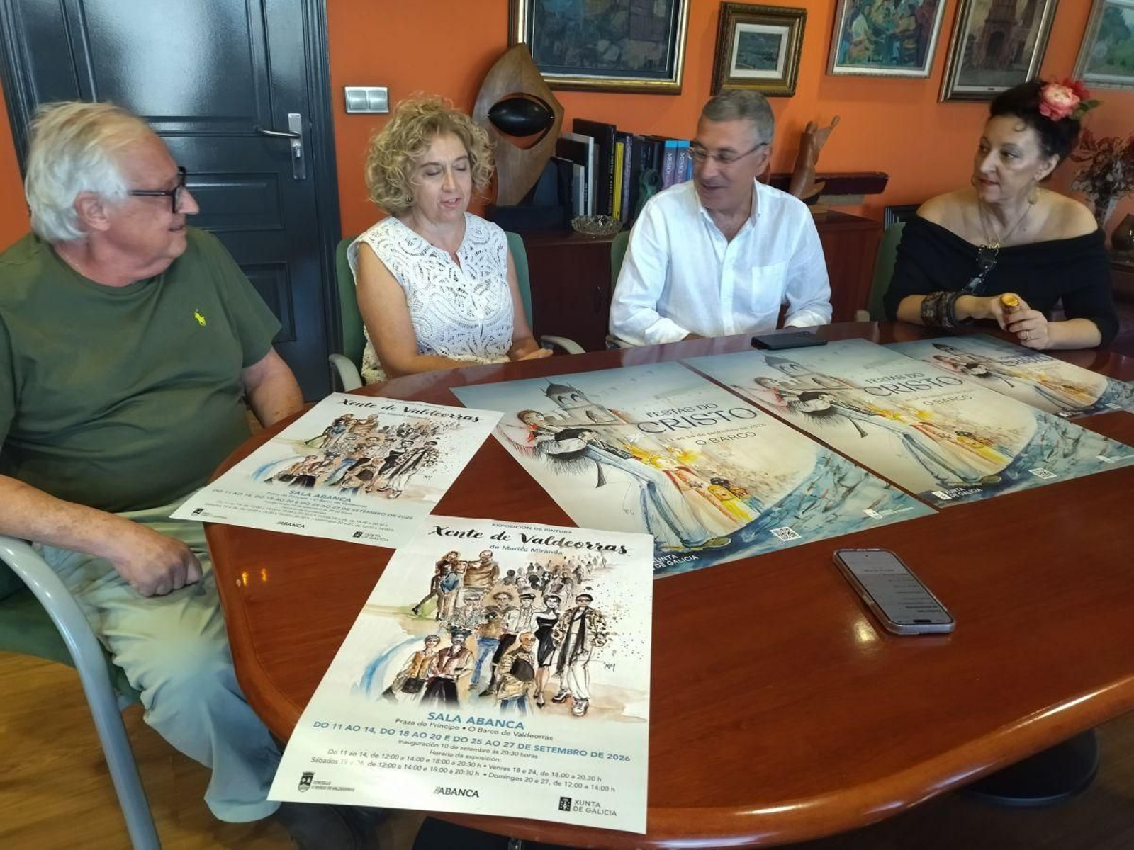 Ricardo Marini, Margarida Pizcueta, Aurentino Alonso y Marisú Miranda.