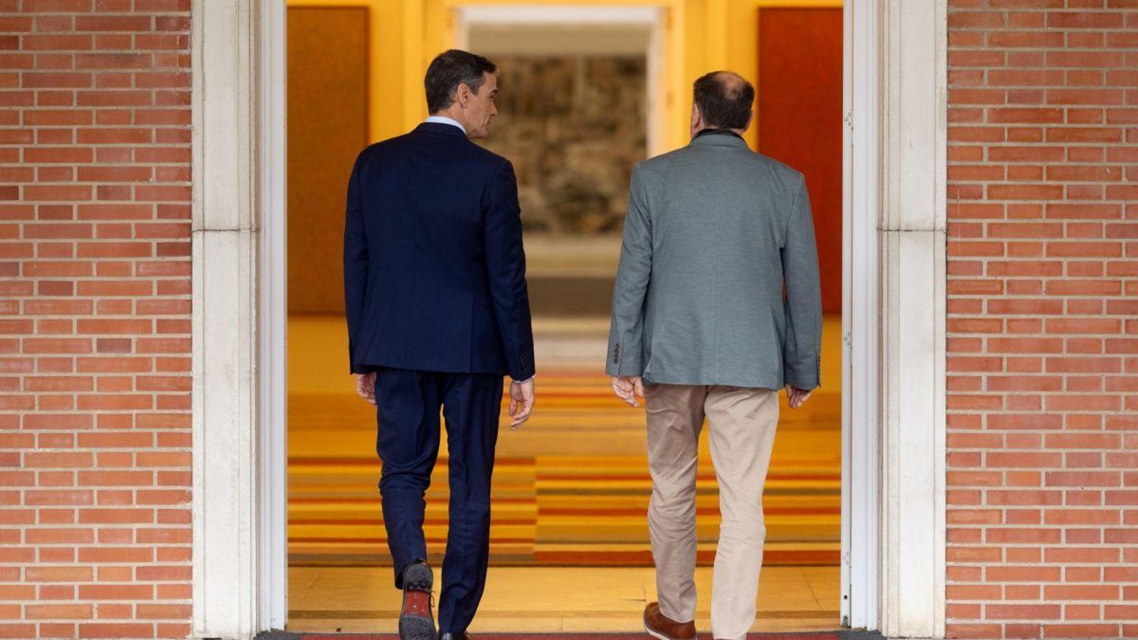 Sánchez, con Junqueras.