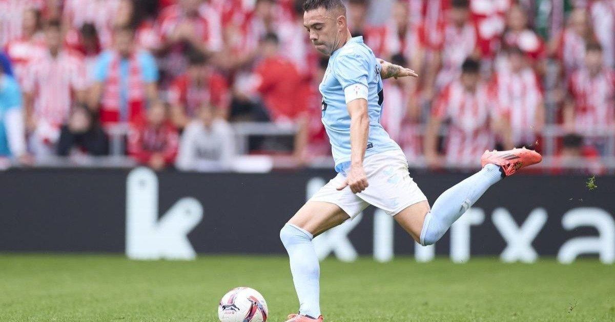 Aspas, entre los 20 máximos goleadores de Primera División