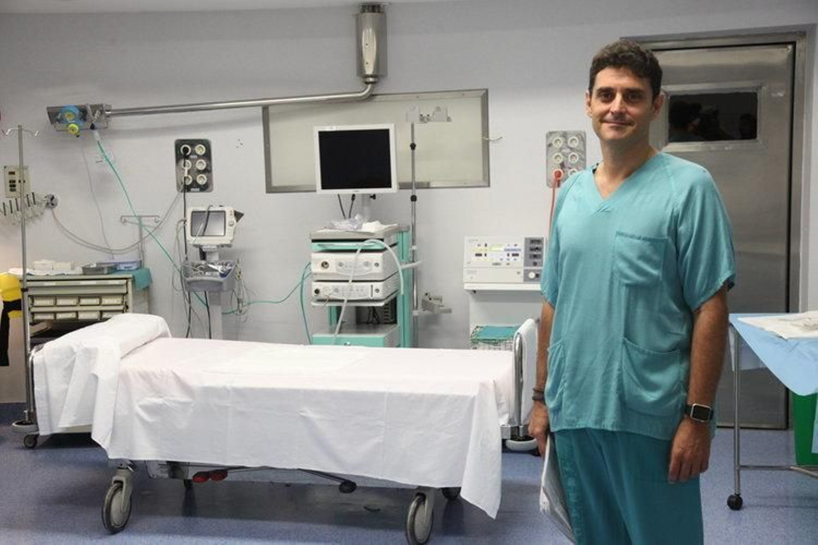 Eloy Sánchez, jefe del servicio de Digestivo del CHUO.