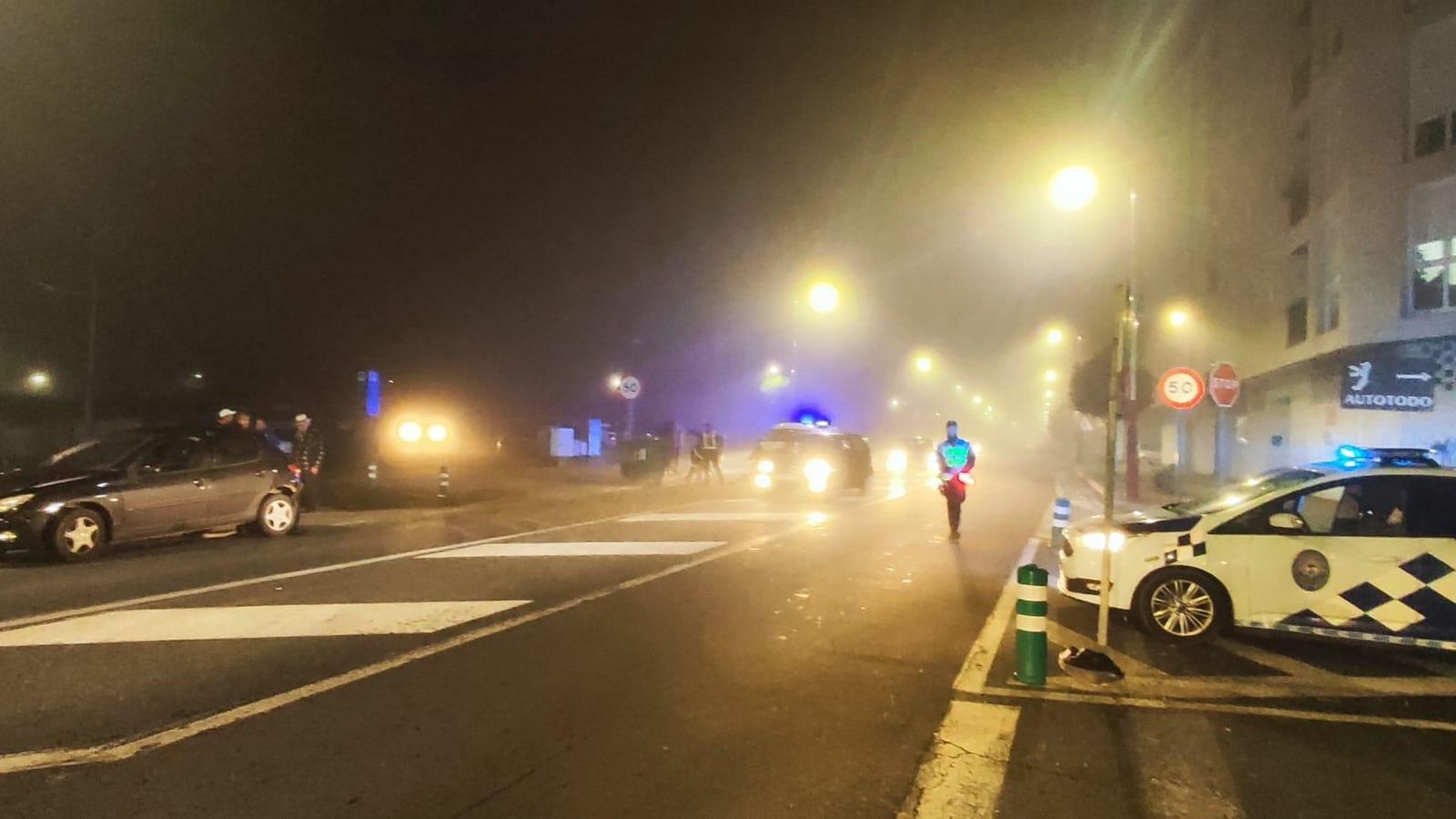 Accidente múltiple en Carballiño