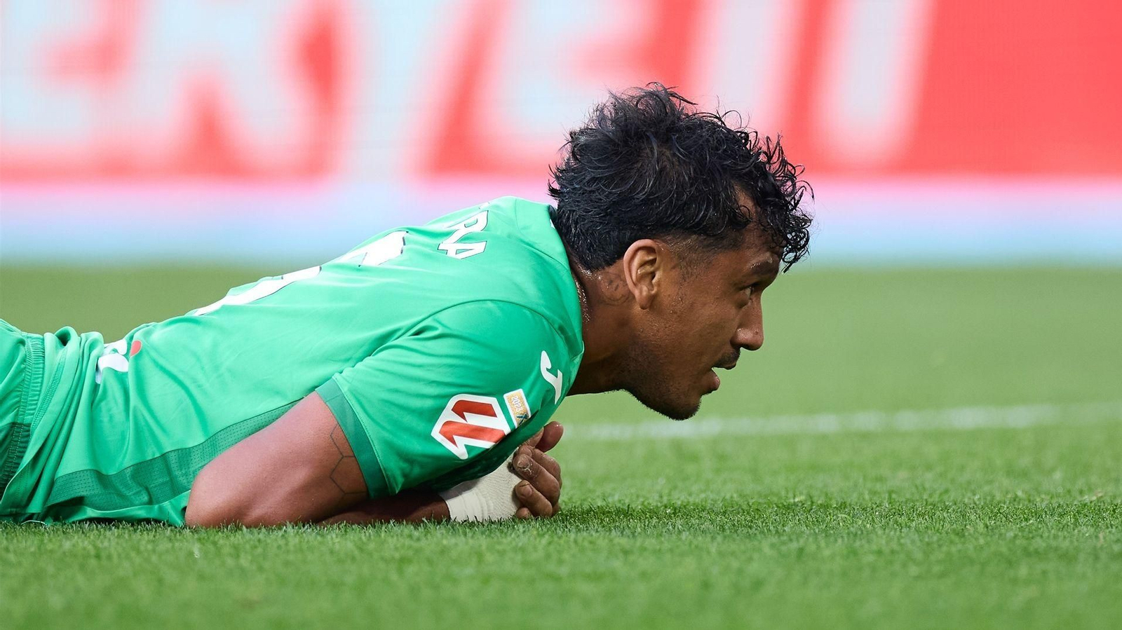 Reato Tapia, en un partido con el Leganés.