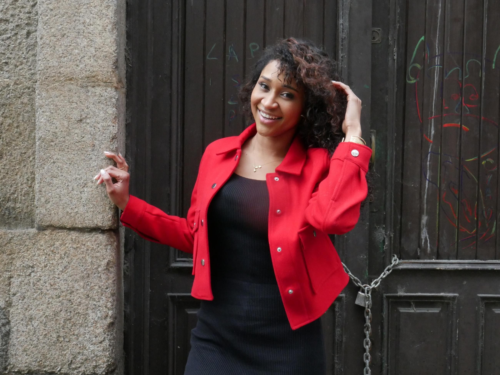 Una imagen de Gina Hernández en Ourense