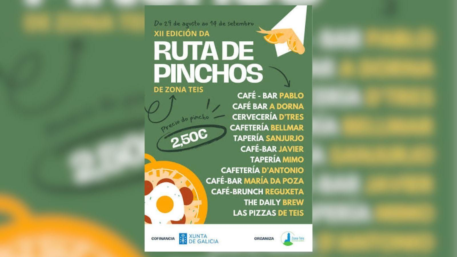 Ruta de pinchos Teis 2026.