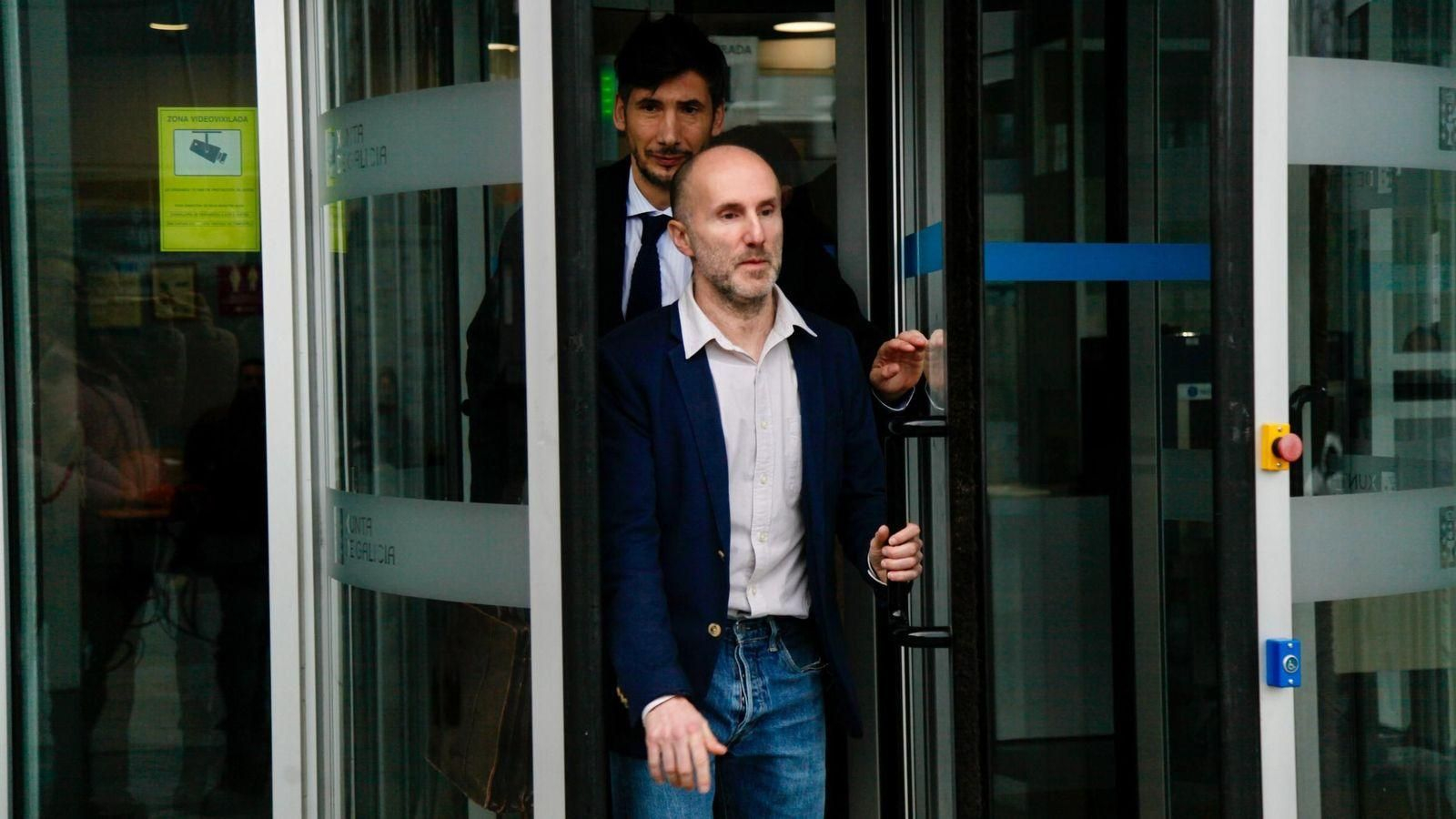 El alcalde de Ourense, Gonzalo Pérez Jácome, a su salida del juzgado