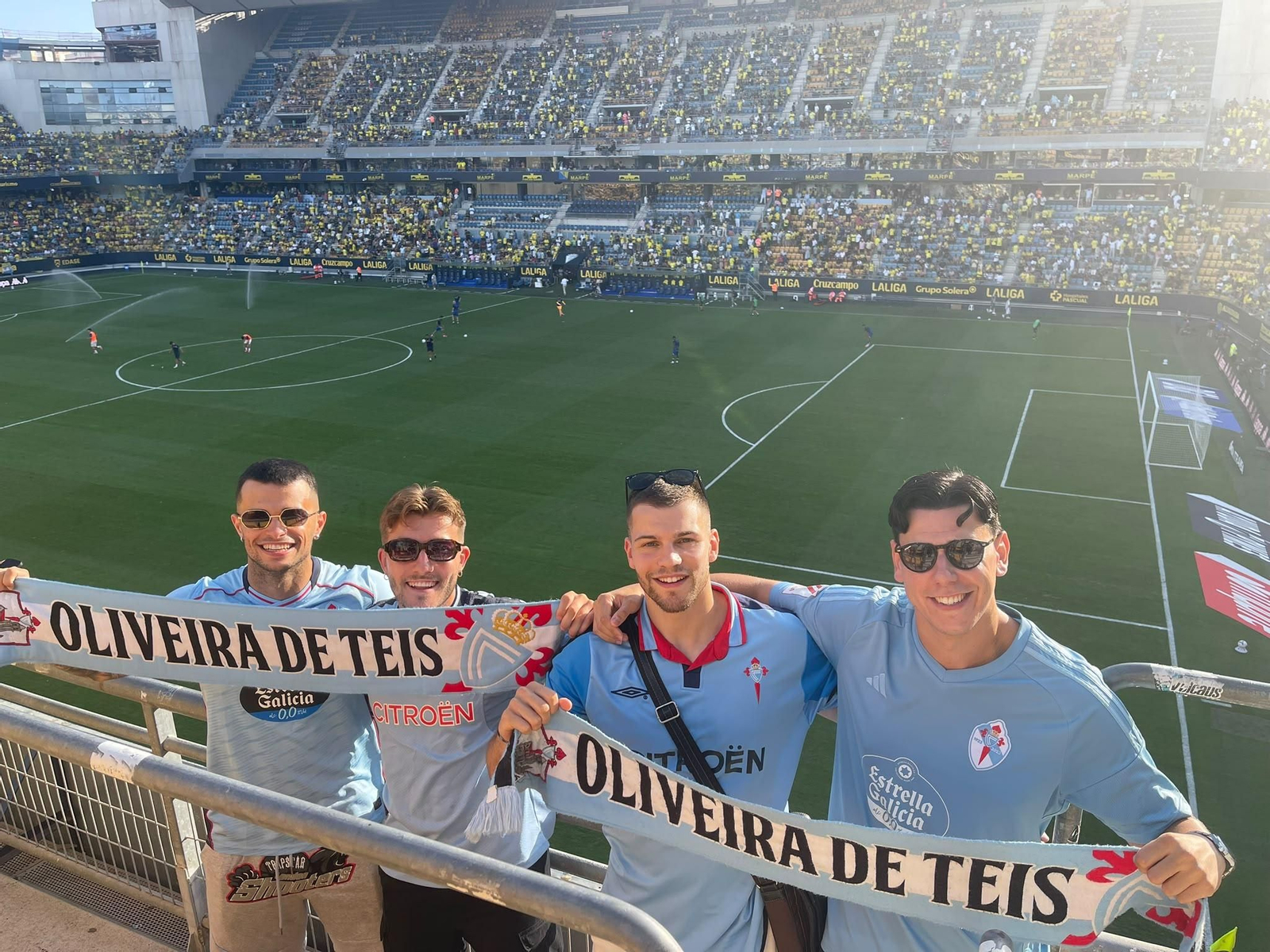 Mario, Cetu, Villa y Pablo, de “Oliveira de Teis", en el Nuevo Mirandilla.