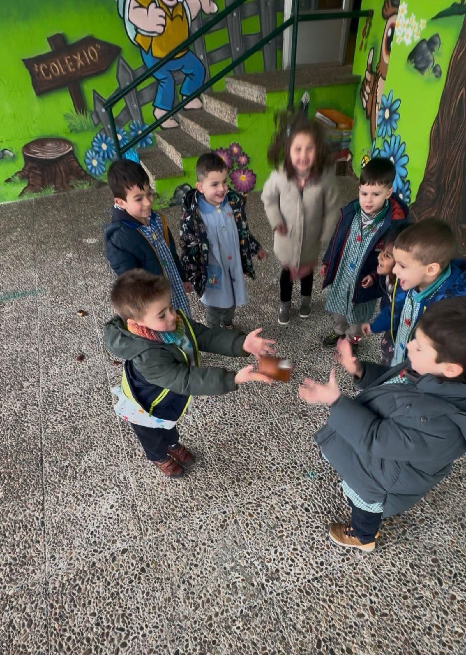 O Entroido no colexio de Sarreaus