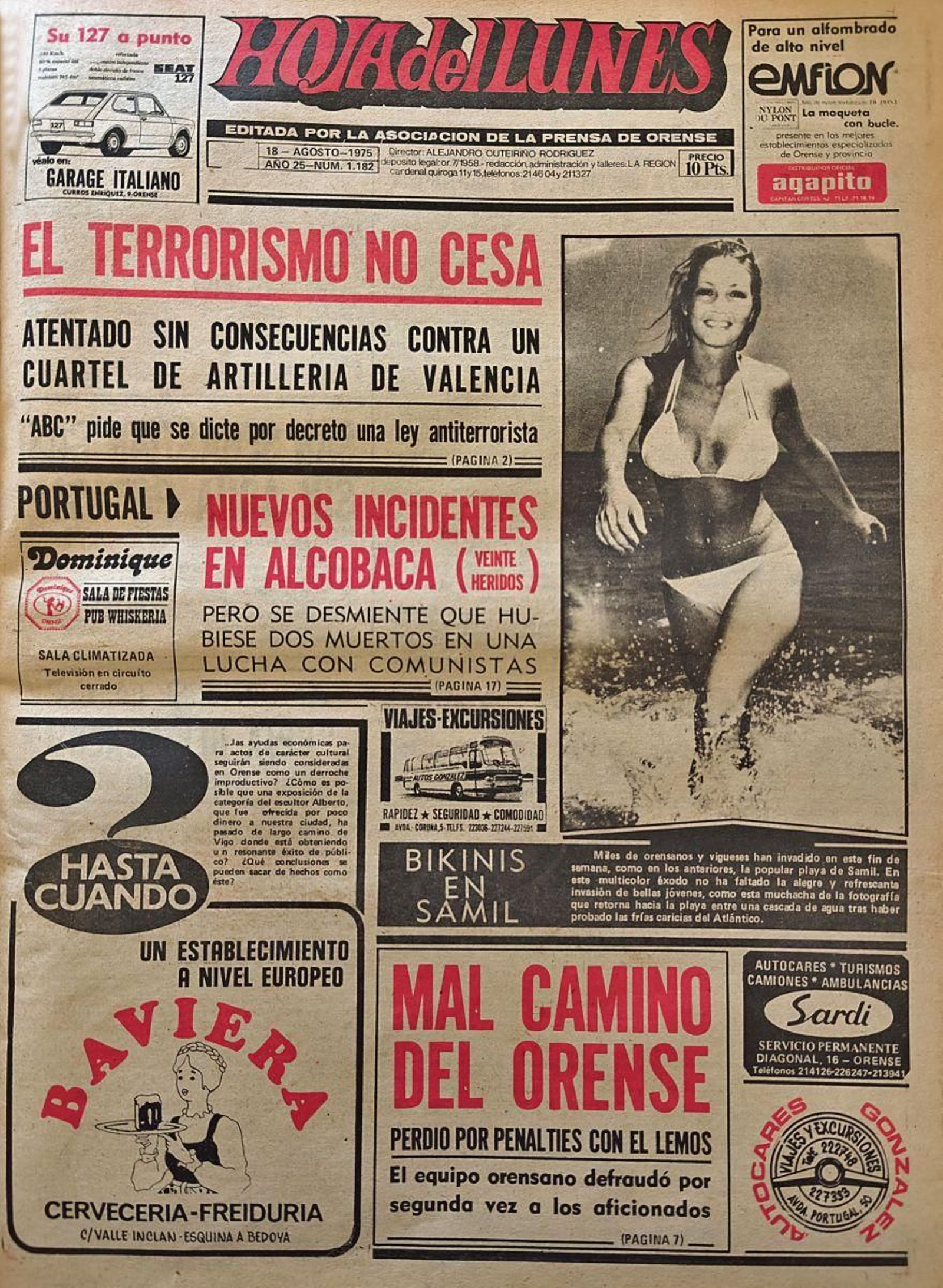 Primera página de 1975