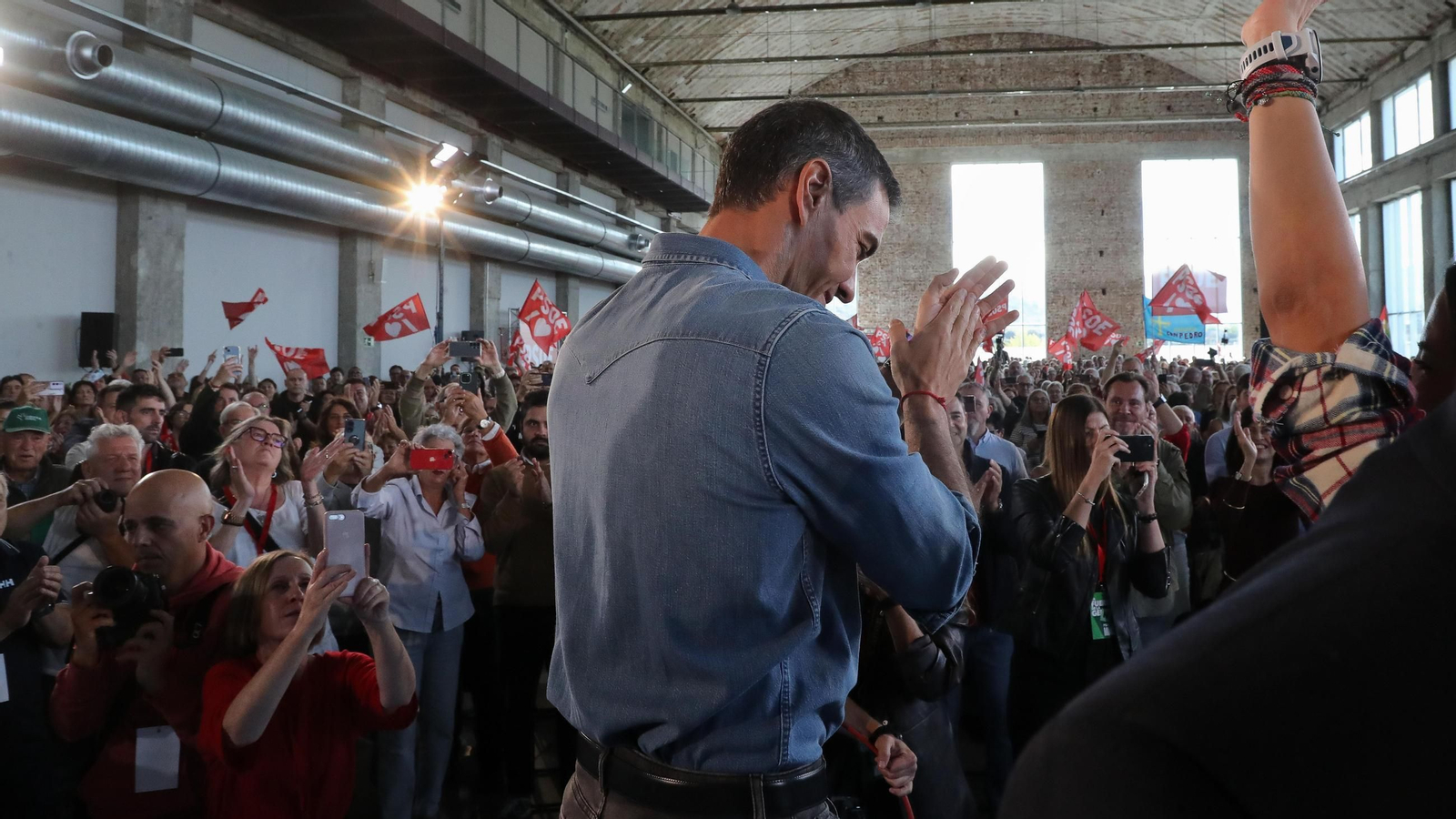 El secretario general del PSOE y presidente del Gobierno, Pedro Sánchez