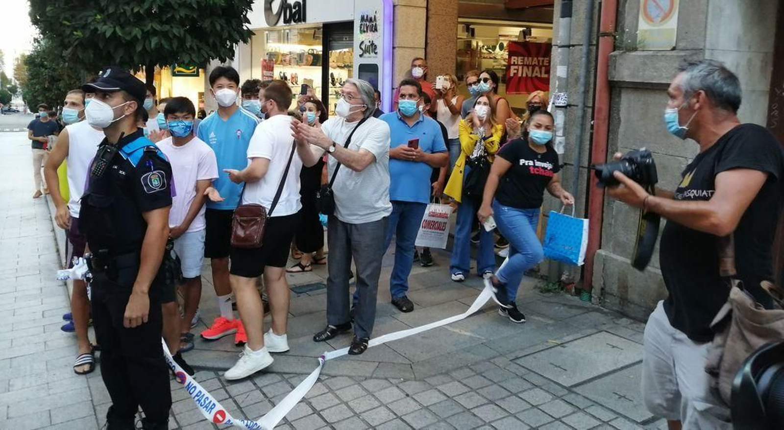 Un incendio se desata en la sede del Celta 94