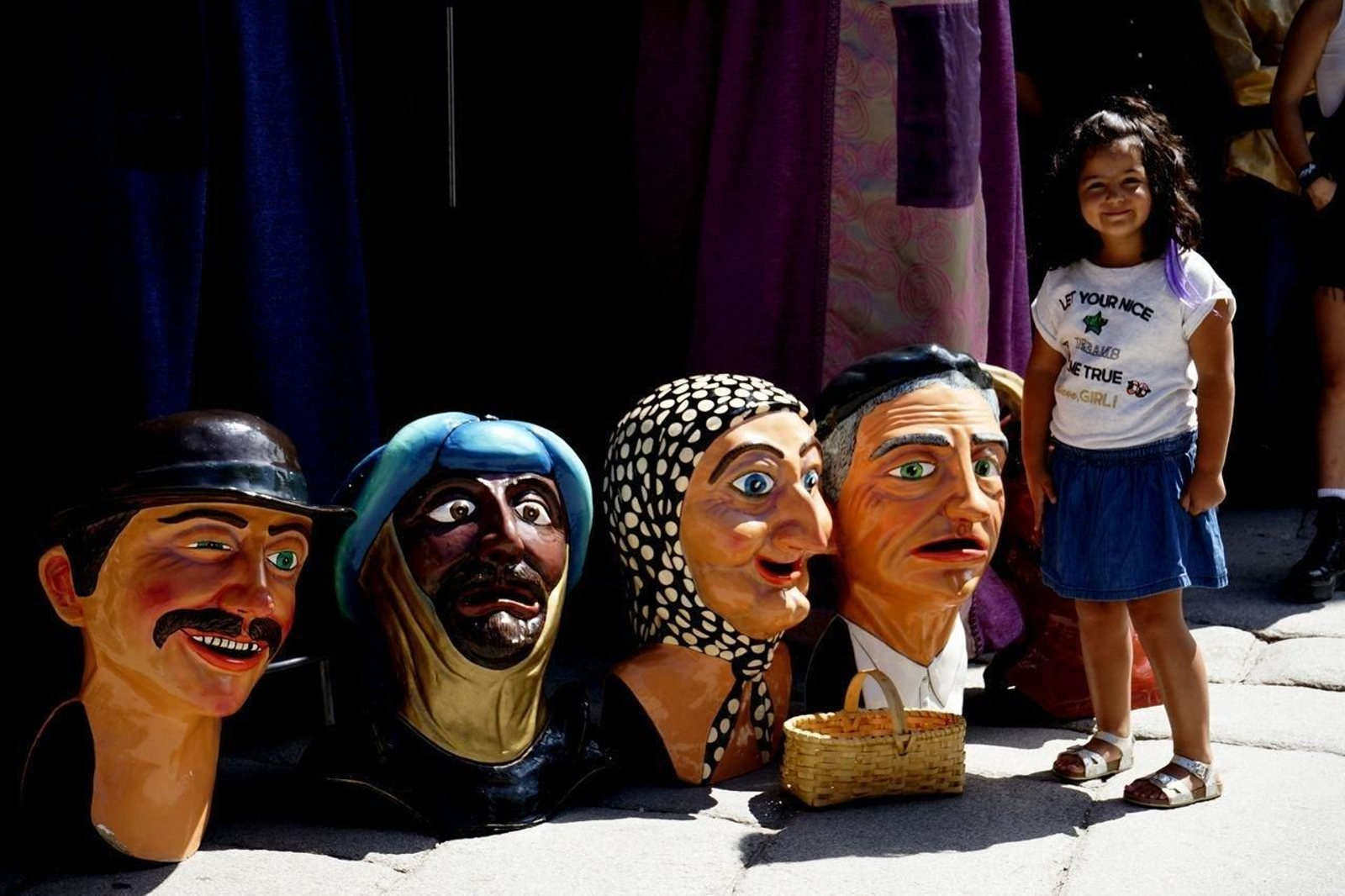 Las cabezas de los Cabezudos.