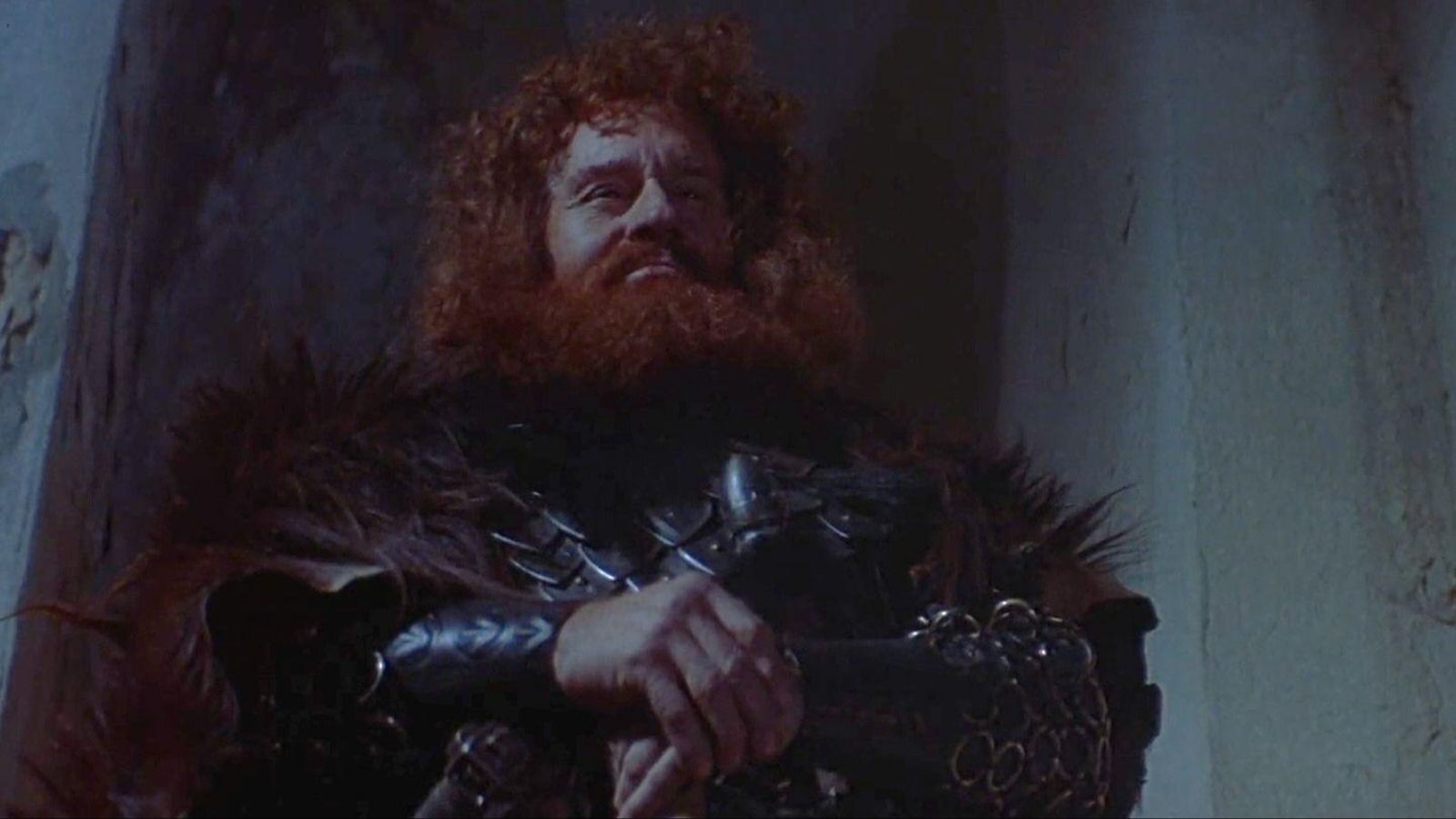 Bar Boo caracterizado como El Rojo, en “Conan, el Bárbaro” (1982).